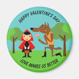Happy Valentine's Day Children Magnet