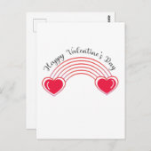 Happy Valentine's Day Classic Postkarte (Vorne/Hinten)