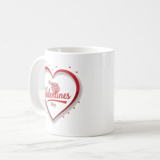 Happy Valentine's Day Coffee Mug Kaffeetasse (Vorderseite Links)