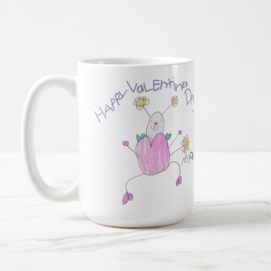 Happy Valentine's Day Coffee Mug Kaffeetasse (Links)