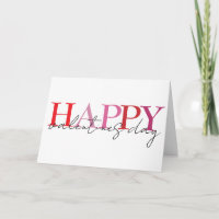 Happy Valentine's Day Colorful Simple