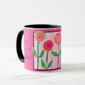 Happy Valentine's Day Combo White Tasse (Vorderseite Links)