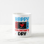 Happy Valentines Day Controller Video Game Heart B Kaffeetasse (Mittel)
