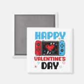Happy Valentines Day Controller Video Game Heart B Magnet (Vorderseite/Rückseite)