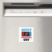 Happy Valentines Day Controller Video Game Heart B Magnet (In Situ (Geschirrspüler))