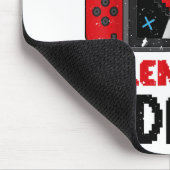 Happy Valentines Day Controller Video Game Heart B Mousepad (Ecke)