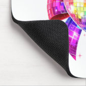 Happy Valentine's Day Coquette Disco Ball Heart Gi Mousepad (Ecke)