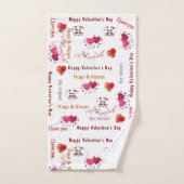 Happy Valentine's Day Couple  Bathroom Towel Sets  (Handtuch)