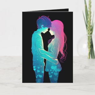 Happy Valentine's Day Couple Feiertagskarte