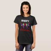 Happy Valentine's Day Couple Hummingbirds Birds T-Shirt (Vorne ganz)