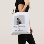 Happy Valentine's day couple photo modern simple t Tasche (Von Nahem)