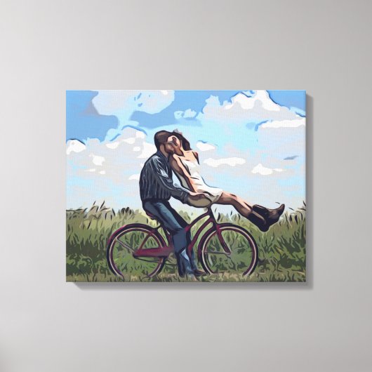 Happy valentines day, Couple, Romance Leinwanddruck (Vorderseite)