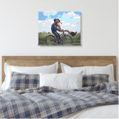 Happy valentines day, Couple, Romance Leinwanddruck (Insitu (Schlafzimmer))