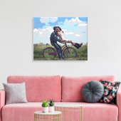 Happy valentines day, Couple, Romance Leinwanddruck (Insitu (Wohnzimmer))