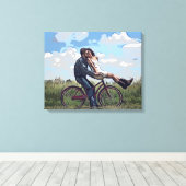 Happy valentines day, Couple, Romance Leinwanddruck (Insitu (Holzboden))