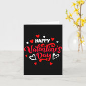 Happy Valentine's Day Couples Date Valentine Love  Karte (Gelbe Blume)