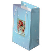 HAPPY VALENTINE'S DAY CUPID Gift Bag Kleine Geschenktüte (Rückseite Schrägansicht)