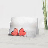 Happy Valentine's Day Custom Branded geklappt Karte (Rückseite)