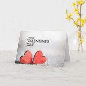 Happy Valentine's Day Custom Branded geklappt Karte (Gelbe Blume)