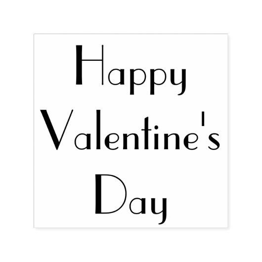 Happy Valentines Day Custom Permastempel (Design)