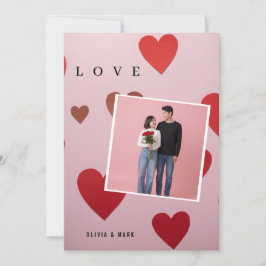 Happy Valentines Day Custom Photo Collage Love   Feiertagskarte