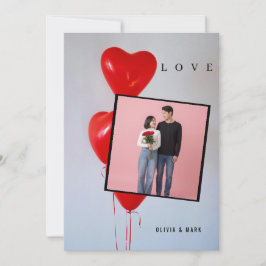 Happy Valentines Day Custom Photo Collage Love  Feiertagskarte