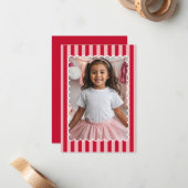 Happy Valentine's Day Custom Photograph Modern Mitteilungskarte (Vorderseite/Rückseite Beispiel)