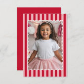 Happy Valentine's Day Custom Photograph Modern Mitteilungskarte (Vorne/Hinten)