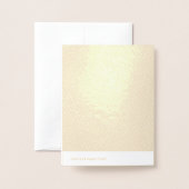 Happy Valentine's Day Customizable Folienkarte (Rückseite mit Umschlag)