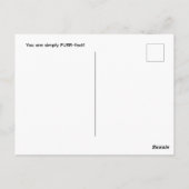 Happy Valentines Day Cute Cat With Heart Headband Postkarte (Rückseite)