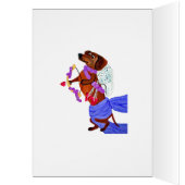 Happy Valentine's Day Dachshund Doggie Card (Innen (Links))