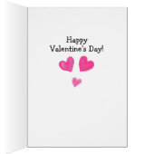 Happy Valentine's Day Dachshund Doggie Card (Innen (Rechts))