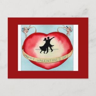 Happy Valentine's Day Dance - Postkarte