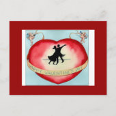 Happy Valentine's Day Dance - Postkarte (Vorderseite)