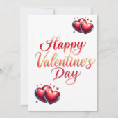 Happy Valentines Day Dankeskarte (Rückseite)