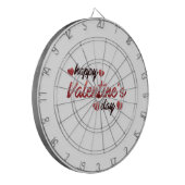 Happy Valentine's Day Dartscheibe (Vorderseite Links)