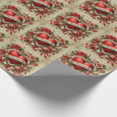 Happy Valentine's Day dekorative Abbildung Geschenkpapier (Ecke)