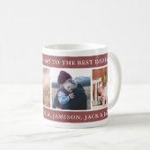 Happy Valentine's Day Der beste Vater je nach Kund Kaffeetasse (VorderseiteRechts)