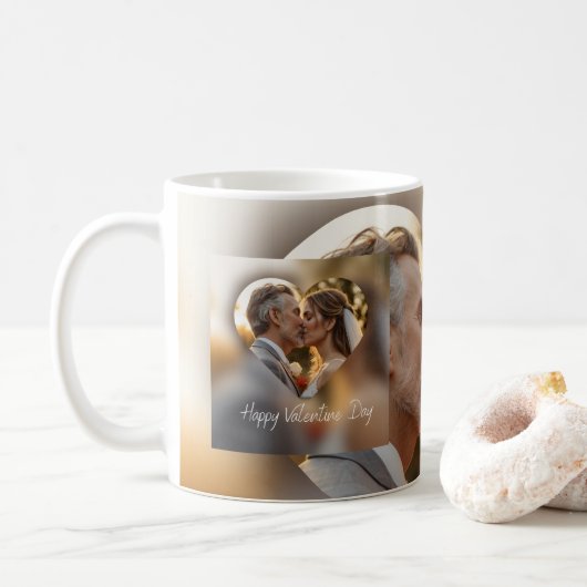 Happy valentine's day Designs Kaffeetasse (Mit Donut)