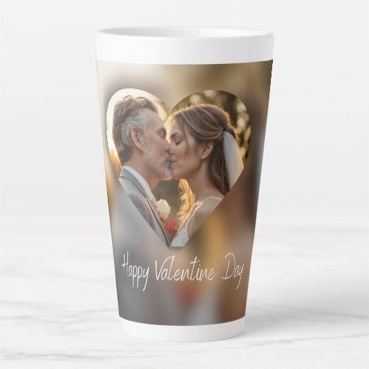 Happy valentine's day Designs Milchtasse (Vorderseite)