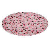 Happy Valentines Day Dobermann Hunde Schneidebrett (Ecke)