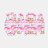 Happy Valentine's Day Doodles Geschenkschachtel (Ungefaltet)
