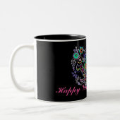 Happy Valentine's Day Doves Zitat Tasse Design (Links)