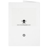 HAPPY VALENTINES DAY DRUMMER Valentine Card (Hinten)