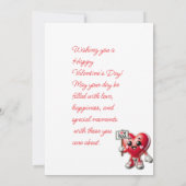 Happy Valentine's Day Einladung (Rückseite)