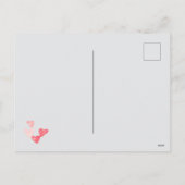 Happy Valentine's Day Ex Boyfriend Hearts Pink Feiertagspostkarte (Rückseite)