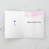 Happy Valentine's Day Ex Girlfriend Hearts Pink Karte (Innenseite)