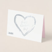 Happy Valentine's Day Fantastische Bergwelten Folienkarte (Vorderseite)