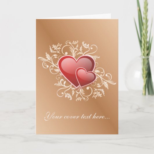 Happy Valentine's Day Feiertagskarte (Vorderseite)