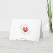 Happy Valentine's Day Feiertagskarte (Rückseite)
